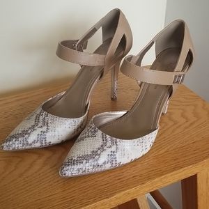 BCBG Snakeskin Heels